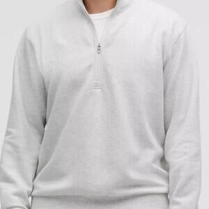 Lululemon Steady State Half Zip Grey Lululemon quarter zip sweatshirt